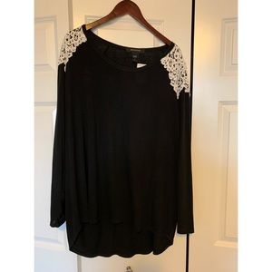 NWT, Ashley Stewart, Lightweight Blk Sweater Sz 26